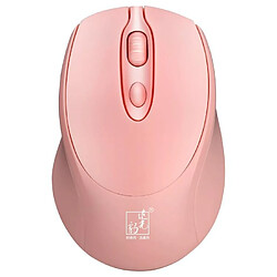 Yonis Souris Ergonomique Rose Rechargeable 1600DPI