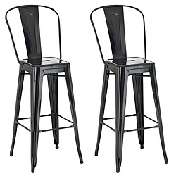 Acheter Non Lot de 2 tabourets de bar Aiden