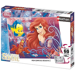 Nathan Puzzle 60 p - jolie petite sirène / disney ariel