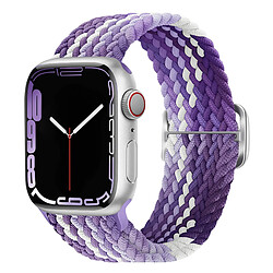 Avizar Bracelet pour Apple Watch 41mm / 40mm / 38 mm Nylon Tressé Respirant violet