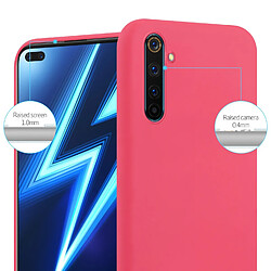 Cadorabo Coque Realme 6 PRO Etui en Rouge pas cher