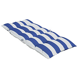 Maison Chic lot de 2 Coussins Confort,Coussins de chaise à dossier haut rayures bleu/blanc -GKD71293 pas cher