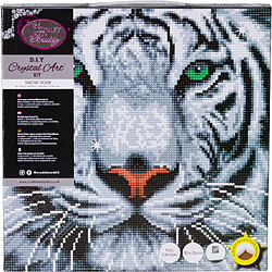 Vedes Crystal Art Tigre de neige pas cher