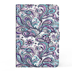 Etui en PU impression de motifs avec support motif de fleurs pour votre Samsung Galaxy Tab A7 10.4 (2020)