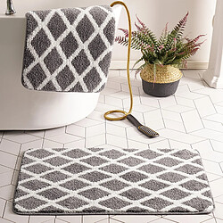 Avis Universal Classique géométrique salle de bains non coulissante tapis maison tapis chambre tapis cuisine tapis salon tapis tapis neuf | serviettes de bain (45x65cm, noir)