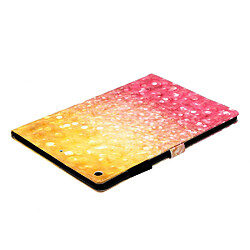 Acheter Etui en PU impression de motif décor spot lumineux avec support cristaux pour votre Apple iPad 10.2 (2019)