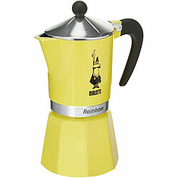 Cafetiere italienne - BIALETTI - RAINBOW - 6 tasses - 0,30 L - Jaune