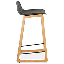 Avis Alterego Tabouret snack mi-hauteur 'MAKI MINI' noir style scandinave