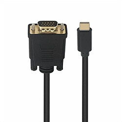 Adaptateur USB C vers VGA Ewent EC1052 Noir 1,8 m