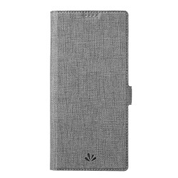 Vili Etui en PU + TPU avec support gris pour Motorola Edge 20 Pro