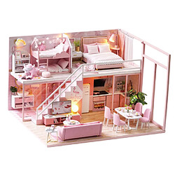 Kit de Maison de poupée Bois DIY Dollhouse 1/24