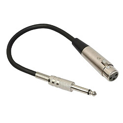 Acheter Câble D'instrument XLR 3 Broches à 6,35 Mm Femelle Jack Mono Jack 1,5 M