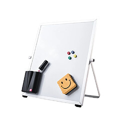 Tableau magnétique effaçable à sec, planificateur double face, tableau blanc, 1 ml - blanc