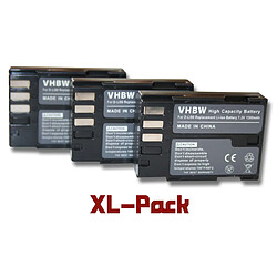 vhbw 3x batterie compatible avec Pentax K-3 Mark III appareil photo APRN (1300mAh, 7,2V, Li-ion)