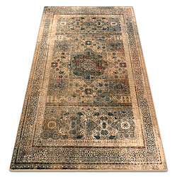 RUGSX Tapis en laine OMEGA MAMLUK Rosette vintage crème 100x150 cm