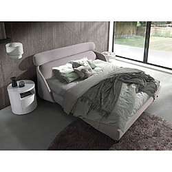 Avis Angel Cerda Lit en tissu gris clair