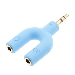 Avis 2x Audio Adaptateur Casque Microphone Double Jack 3,5mm Femelle Vers Audio 3,5mm Male Audio Stéréo Répartiteur Cable pour écouteurs