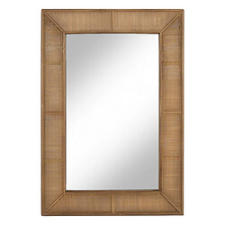 BigBuy Home Miroir mural Naturel 66 x 3,5 x 95 cm