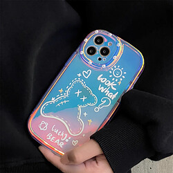 Avis GUPBOO Étui pour iPhone13Pro Graffiti ligne smiley ours personnalité étui pour téléphone portable simple et doux