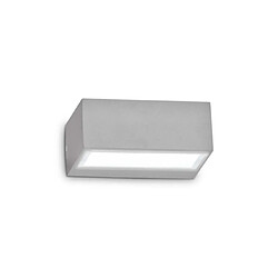 Ideal Lux Applique murale extérieur Twin Métal,Aluminium Gris