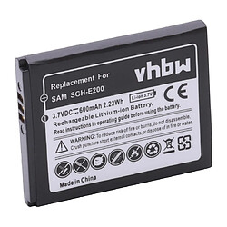 Vhbw Batterie LI-ION compatible pour SAMSUNG SGH-E200 / E200 eco / SGH-J150