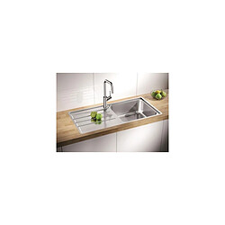 Evier à encastrer 60cm inox avec siphon - 523034 - BLANCO