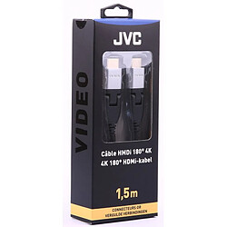 Avis Cable video Jvc CORDON HDMI 4K 90° 1,5M GOLD