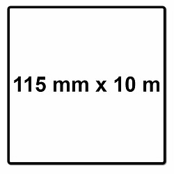 Mirka ABRANET Rouleau de papier abrasif 115 mm x 10 m P400 Klett (545BY001413R)