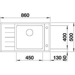 Avis BLANCO 523002 Andano XL 6 S-IF Compact 6 S évier de cuisine eedel acier soie Brillance, acier inoxydable