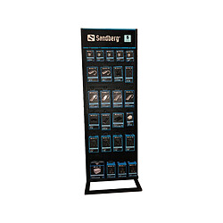 Sandberg Alu Slatwall Display 2-sided