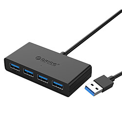 HUB USB 4 Ports USB3.0 Adaptateur De Concentrateur De Bureau Répartiteur USB Pour Ordinateur De Bureau / PC 30 Cm