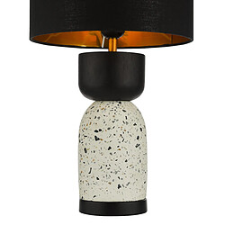 Avis Lumière Lampe de Table Terrazzo & Noir Avec Abat-Jour