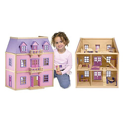 Acheter Melissa & Doug - 14570 - Poupée et Mini Poupée - Maison de poupée en bois à plusieurs étages