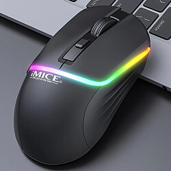 Yonis Souris Gaming Sans Fil Silencieuse RGB