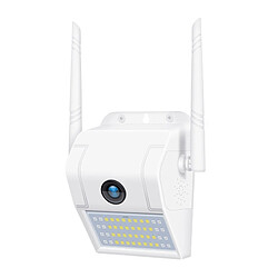 Wewoo Caméra IP WiFi DP11 2 mégapixels Applique murale IP solaire sans fil étanche extérieureprise en charge de la vision nocturne multiple et de la surveillance à distance du téléphone mobile et de l&39interphone vocal et de la détection de mouvement / alarme