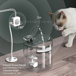 Avis Universal Eau de chat Filtre à fontaine d'eau capteur automatique Buveur Éleveur de chat Distributeur d'eau pour animal de compagnie Fontaine à eau automatique Chat | Fournitures d'alimentation et d'arrosage pour chat