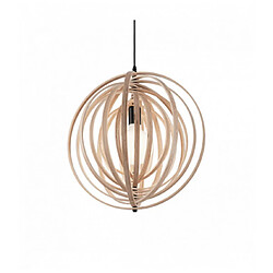 Ideal Lux Suspension Bois DISCO 1 ampoule