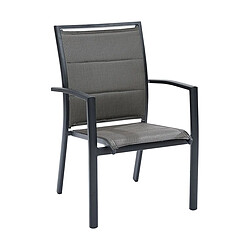 Wilsa Garden Fauteuil de jardin Modulo gris.