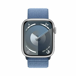 Montre intelligente Apple Watch Series 9 Bleu Argenté 1,9" 45 mm