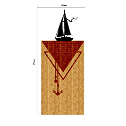 Avis EPIKASA Décoration Murale en Métal et Bois Bateau 1