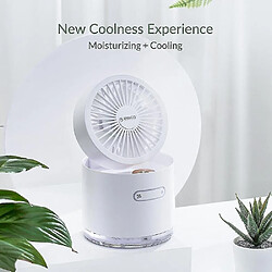 Refroidisseur de Ventilateur Usb Portable Avec Humidificateur d'Air De 300 Ml Ventilateur Led De Bureau Réglable à 3 Vitesses