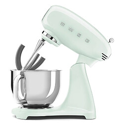 Robot sur socle 4.8l 800w vert pastel - SMF03PGEU - SMEG pas cher