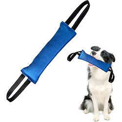 Jouet à mordre pour chien,Jouet à mordre pour chien avec 2 poignées solides,Jouet à mordre pour chien,Jouet à mordre durable pour chien,Jouet à mordre en jute pour chiens de taille moyenne à grande,Jouets interactifs pour chien pour Tu