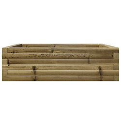 Acheter vidaXL Jardinière 80x80x23 cm bois de pin imprégné