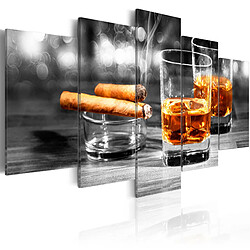 Artgeist Tableau - Cigars and whiskey [100x50]