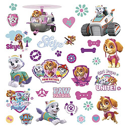 Thedecofactory PAT PATROUILLE - Stickers repositionnables chiots Pat Patrouille