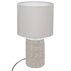 Atmosphera, Createur D'Interieur Lampe à poser ethnique Melo - H. 33 cm - Beige