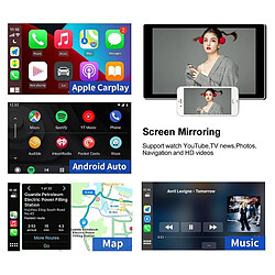 Accessoire Autoradio Sans Fil Pour Android Et Apple Carplay Avec Commande Vocale Noir YONIS