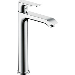 Hansgrohe - Mitigeur lavabo Metris 200 longueur 141 mm surélevé pour vasque libre avec tirette et vidage chromé