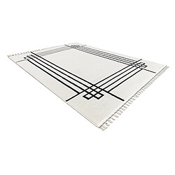 Acheter RUGSX Tapis AMOUR 53096C crème - Cadre, lignes moderne, élégant 98x200 cm